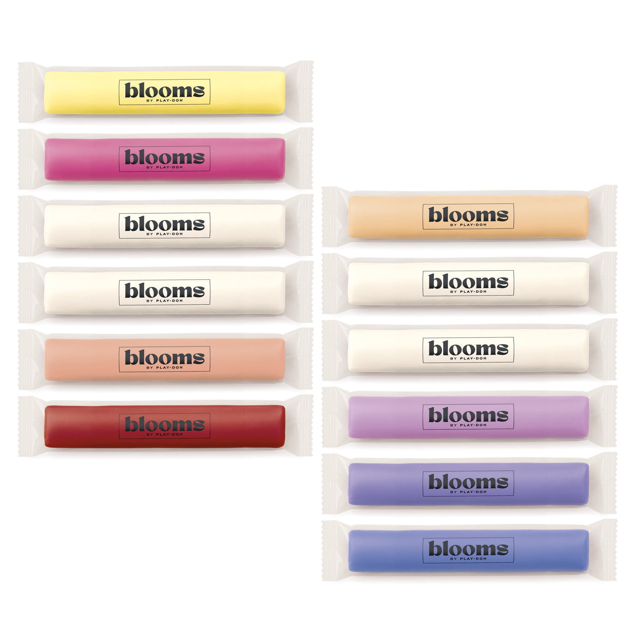 Blooms by Play-Doh Lilac & Orchid 12-Pack Refill Bundle for Flower Bouquet Kits