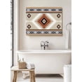 thumbnail image 6 of Brown Gray Boho Wall Art for Living Room,Canvas Picture Wall Decor for Bathroom Bedroom,Southwestern Ethnic Abstract Geometric Painting Artwork for Office Kitchen Hallway Dining Room Decor 16"x20", 6 of 8
