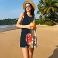 thumbnail image 3 of KLL Casino Poker Chips Pattern Womens Summer Dresses 2025,Loose Round Neck Sleeveless Sundresses Tank Dresses with Pockets, 3 of 7
