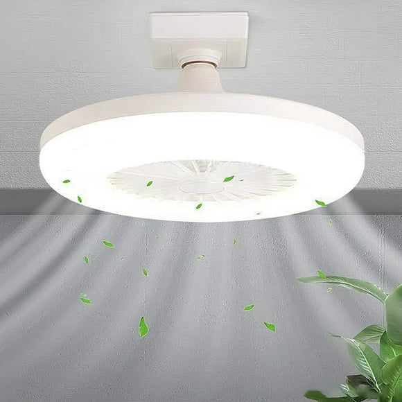 Boovnll Modern Ceiling Fan with Light Low Profile Ceiling Fan Led Dimmable with Light Kit Lamp E27 Lamp for Bedroom Bathroom Indoor Ceiling Fan