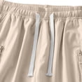 thumbnail image 6 of Aimik Men's Straight Casual Pants Dual Side Pockets Drawstring Relaxed Trousers Lightweight Soft Bottoms for Everyday Use, 6 of 6