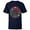 Navy, variant on Christmas Avengers Nutcrackers Wreath Heroic Holidays - Short Sleeve T-Shirt for Kids - Customized-Athletic Heather