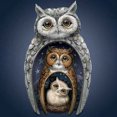 thumbnail image 2 of Cuadros Decorativos 5D DIY Diamond Painting Kits Full Square Drill Owl Mosaic Wall Picture (F481) Wdftyju embutido en tela, 2 of 8
