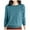 Sky Blue, variant on Knitted Sweaters for Women Loose Crew Neck Fall Lightweight Sweater Pullover , Long Sleeve Sweaters for Women Dark S