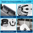 thumbnail image 2 of Cordless Robotic Pool Cleaner for Above Ground Pools – 130 Min Runtime, Self-Parking Automatic Pool Vacuum, Lightweight Portable Design, 2 of 7