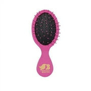 Beautify Beauties Detangler Mini Hair Brush, Travel Size, Perfect for kids (Pink)