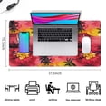 thumbnail image 5 of Long Mouse Pads for Desk,Golden Retriever Hawaiian Desk Mats on Top Of Desks, Desk Mouse Pad Extra Large with 3mm Non-Slip Base and Stitched Edge for Gaming,Office,Work,Home 31.5"x15.7", 5 of 6
