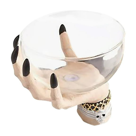 Halloween Resin Witch Hand Snack Bowl Holder, Creepy Decor Candy Server, Durable Material, Size 15x10x10cm Party Use