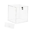 thumbnail image 3 of Acrylic Wedding Cards Box Money Gift Holder Box Decoration Wedding Keepsake Box with Lock for Wedding Reception Anniversary Graduation, 9.84x9.84'' Blank, 3 of 7