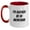 White/Red, variant on Funny Montana Gifts from Friends - I'd Rather Be In Montana Two Tone Coffee Mug for Birthday