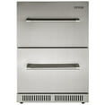 VEVOR 24" Undercounter Builtin Refrigerator 5.12 Cu.ft. Double Drawer