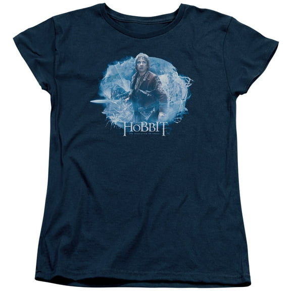 Hobbit Tangled Web S/S Women's T-Shirt Navy
