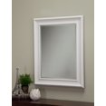 thumbnail image 3 of White Wall Beveled Mirror 36"x30" by Martin Svensson Home, 3 of 5