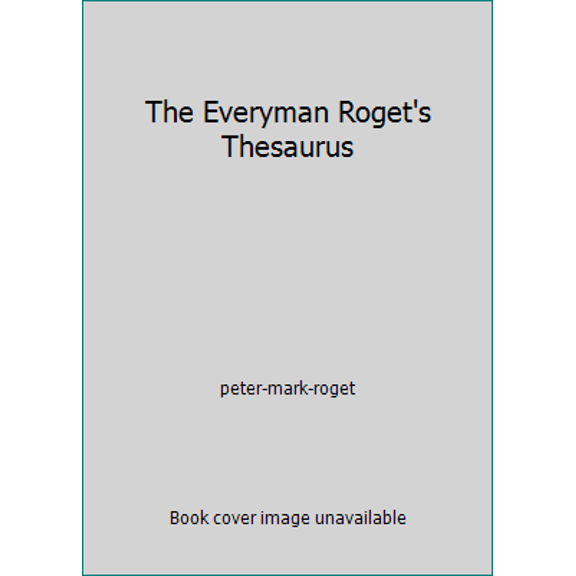 Pre-Owned The Everyman Roget's Thesaurus (Hardcover) 1851520279 9781851520275