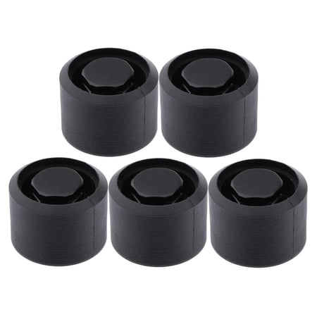 Pack 5 Board Surfboard Auto Screw-in Exhaust Plug, Paddleboard Spare , Black