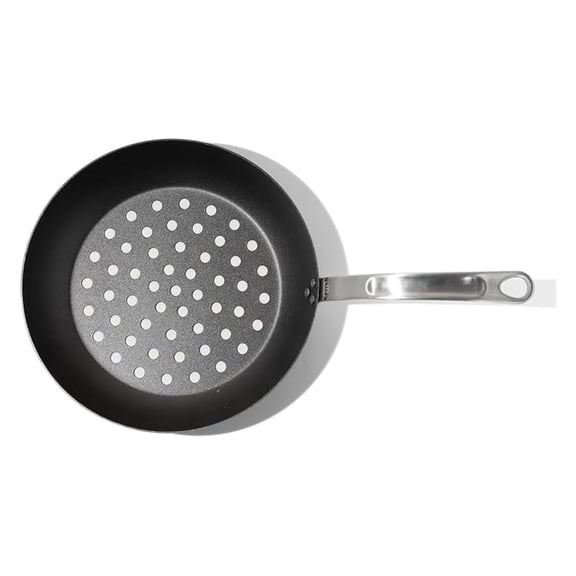 Cookware - 12" Seasoned Carbon Steel Grill Frying Pan - (Like Cast Iron, but Better) - Professional Cookware - Crafted in Sweden