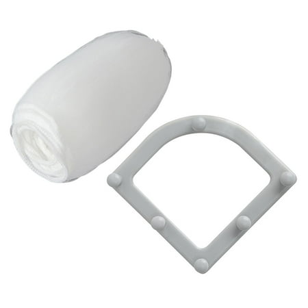 

50x Sink Filter nets Bag Mesh Bag Sink Strainers for Leftovers Drainage With drain rack