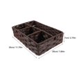 thumbnail image 3 of Imitation Rattan Storage Basket for Storage Use Woven Organizer Basket, 3 of 5