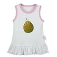 thumbnail image 1 of Fruit Guava Pattern Dresses For Baby, Newborn Babies Skirts, Infant Princess Dress, 0-24M Kids Graphic Clothes (White Sleeveless Dresses, 0-6 Months), 1 of 4