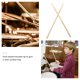 thumbnail image 3 of 4 pares de baquetas de madera de arce para banda musical 5A (color madera), 3 of 8
