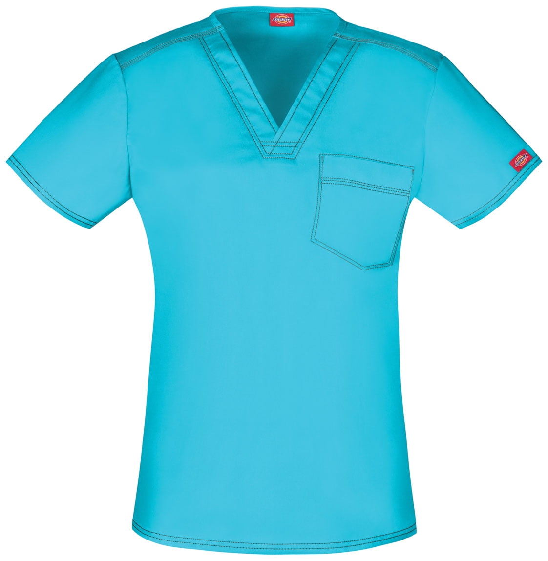 Dickies Gen Flex Medical Scrubs Top for Women V-Neck Plus Size DK801 ...