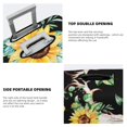 thumbnail image 5 of Bingfone Sunflower Skull Boho Watercolor Background Luggage Cover Washable Suitcase Cover Protector Anti-Scratch Suitcase Cover Fits 18-32 Inch Luggage, 5 of 9