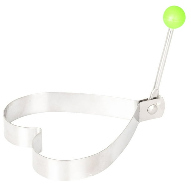 Yuarrent Molde para panqueques, molde para tortillas, resistente al calor, en forma de corazón, para cocinar, huevo frito, anillo, resistente al agua, Cocina y Comedor en forma de corazon 8.3*9 cm Yuarrent JJ19789-02