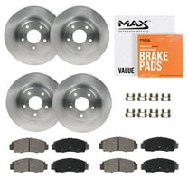 MAX Advanced Brakes - Brake Kit For 2013-2023 Nissan Altima(11.50" Dia Rear Rotor, FWD) | Carbon Ceramic Brake and Rotor Kit Front and Rear | Daily Driving OE Replacement Brake Rotors