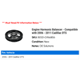 thumbnail image 2 of Engine Harmonic Balancer - Compatible with 2006 - 2011 Cadillac DTS 2007 2008 2009 2010, 2 of 2