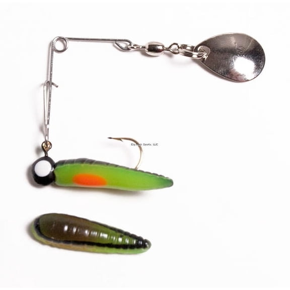 Betts Spin 1/32 Grub - Black Stripe/Ch/Or