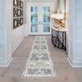 thumbnail image 1 of Alfombra YOUFORTONG 61 x 305 cm, antideslizante, suave, para cocina, color gris, 1 of 6