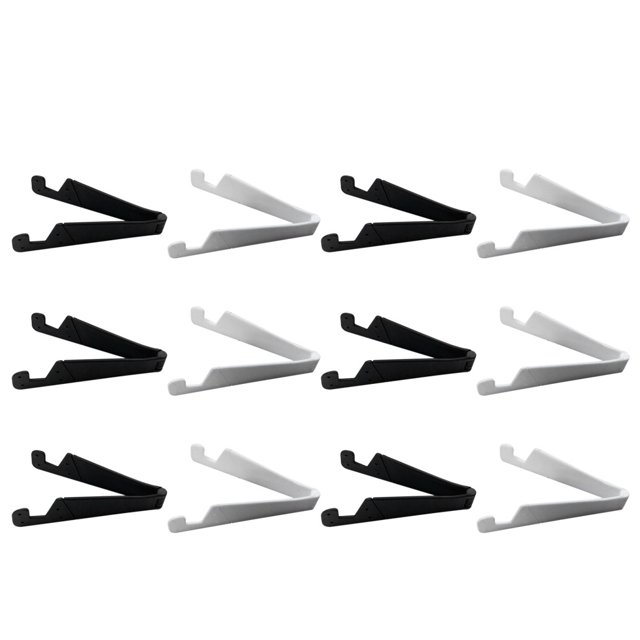 HEALEEP 20Ud Soporte Para Teléfono V Tipo Plegable Material ABS Negro Uso En Escritorio