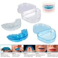 thumbnail image 2 of Férula Dental Fugacal Recto reutilizable protector bucal cuidaodo dentadura para bruxismo ronquidos molienda de dientes Azul Suave, 2 of 8