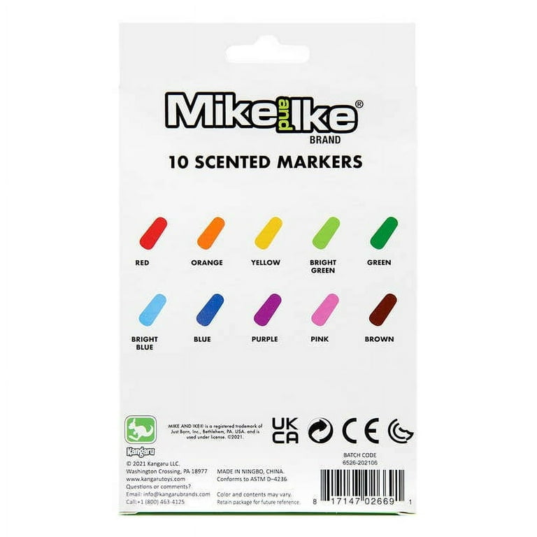 Mike and Ike Scented Gel Pens, 5 Count Set