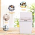 thumbnail image 2 of MasteelfCA 1pc Car Mounted Trash Can Intelligent Sensor Car Storage Box Snack Container, 2 of 8