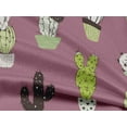 thumbnail image 5 of oneOone Rayon Light Pink Fabric Cactus Craft Projects Decor Fabric Printed By The Yard 56 Inch Wide-5S, 5 of 5
