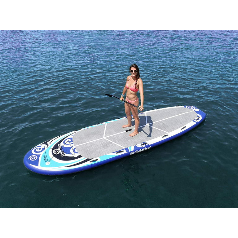 Solstice Watersports (16\' x 6\'\') Maori 50\'\' x Kit Multi-Person Paddleboard Inflatable Stand-Up Giant
