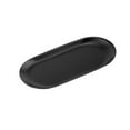 thumbnail image 1 of Plateau à Bibelots en Acier Inoxydable Assiette de Service Plat de Rangement pour Bijoux Fruits Noir, 1 of 9