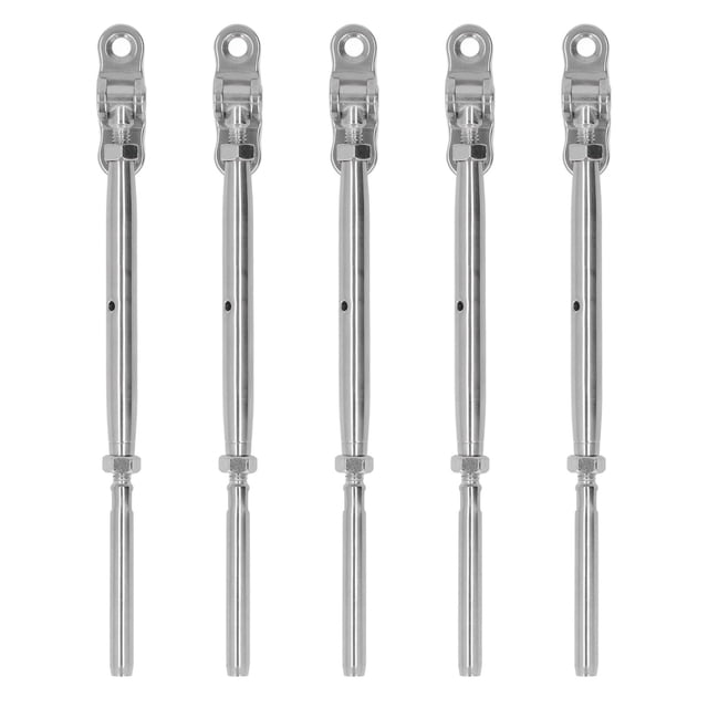 5PCS Filetage Swage Lag Vis en Acier Inoxydable 3/16in Câble Garde-Corps Swage Lag Vis pour l'Industrie