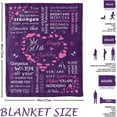 thumbnail image 6 of 50th Birthday Gifts for Women Blanket 50"x60", 1972 Birthday Gifts for Women, 50th Birthday Gifts Ideas Throw Blanket, 50 Year Old Birthday Gift Ideas, 50th Birthday Gifts for Sister Her Wife Mom, 6 of 6