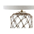 thumbnail image 5 of JONATHAN Y Mer 26.5" Glass and Rope LED Table Lamp, Brown/Clear, JYL5033A, 5 of 5