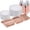 Rose Gold 50 Guests, variant on 300 Piece Gold Glitter Disposable Plates for 50 Guests, Plastic Plates for Party, Wedding, Dinnerware Set of 50 Dinner Plates, 50 Salad Plates, 50 Spoons, 50 Forks, 50 Knives, 50 Cups