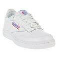 thumbnail image 2 of Reebok Classic Club C Big Kid's Shoes White/Vital Blue/Blue bs8847, 2 of 6