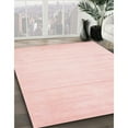 thumbnail image 3 of Ahgly Company Machine Washable Indoor Rectangle Contemporary Flamingo Pink Area Rugs, 7' x 9', 3 of 7