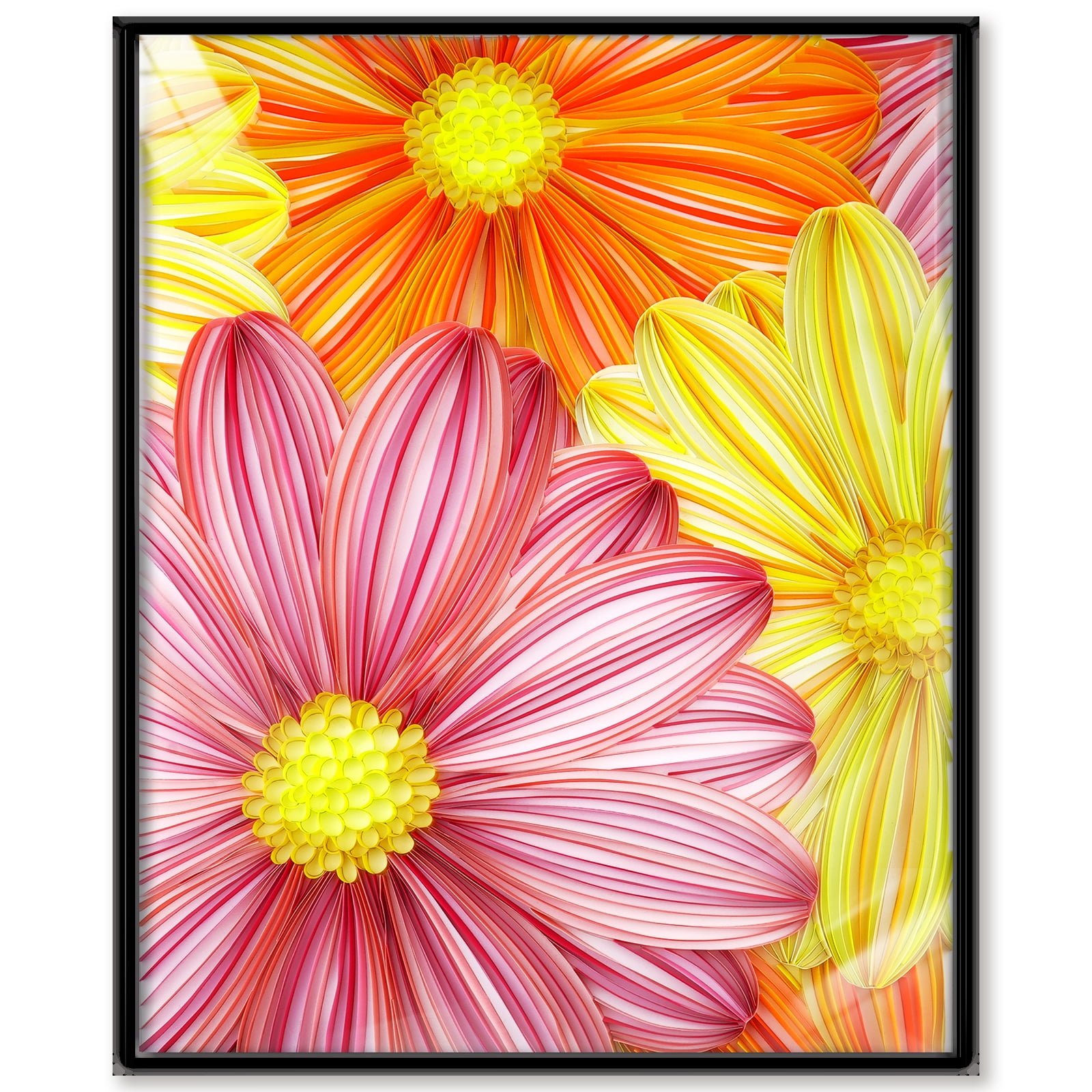 Colorful Wall Art Decoration Handcraft Tool Gift for Adults Children,20-inch DIY Paper Quilling Accessories with Tools CHRTY Paper Filigree Painting Kit