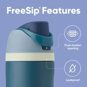 Owala FreeSip Stainless Steel Water Bottle, 24oz, Denim
