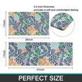 thumbnail image 7 of Pioneer Flower Floral Print Pattern Kitchen Rugs Sets Of 2,Anti Fatigue Kitchen Mat Rugs Non Slip Washable,Decorative Kitchen Floor Mats for Kitchen,Sink,Laundry,17"x30"+17"x47", 7 of 7