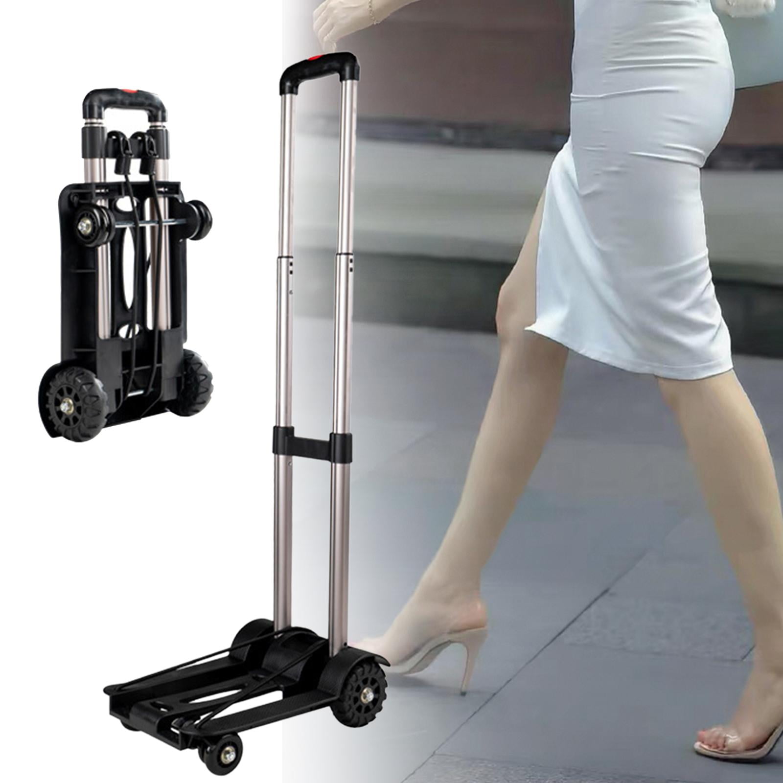 jiaping Folding Hand Truck Foldable Hand Cart 40kg Load Capacity Foldable Platform Truck