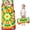 Red and Green Tie Dye Pattern-1, variant on Red and Green Tie Dye Pattern Kids Nap Mat, Sleeping Mat with Removable Pillow with Handle & Fastening Straps, Portable with Handle Gifts for Toddlers Kids Boys Girls,50"x20"