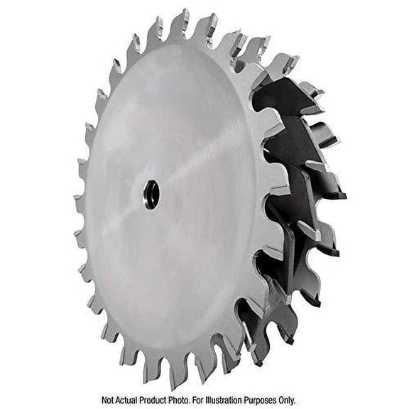 Amana Tool 651030-1 Carbide Tipped Dado 10 Inch D x 24T ATB/FT 10 Deg, 1 Inch Bore, Dado Set